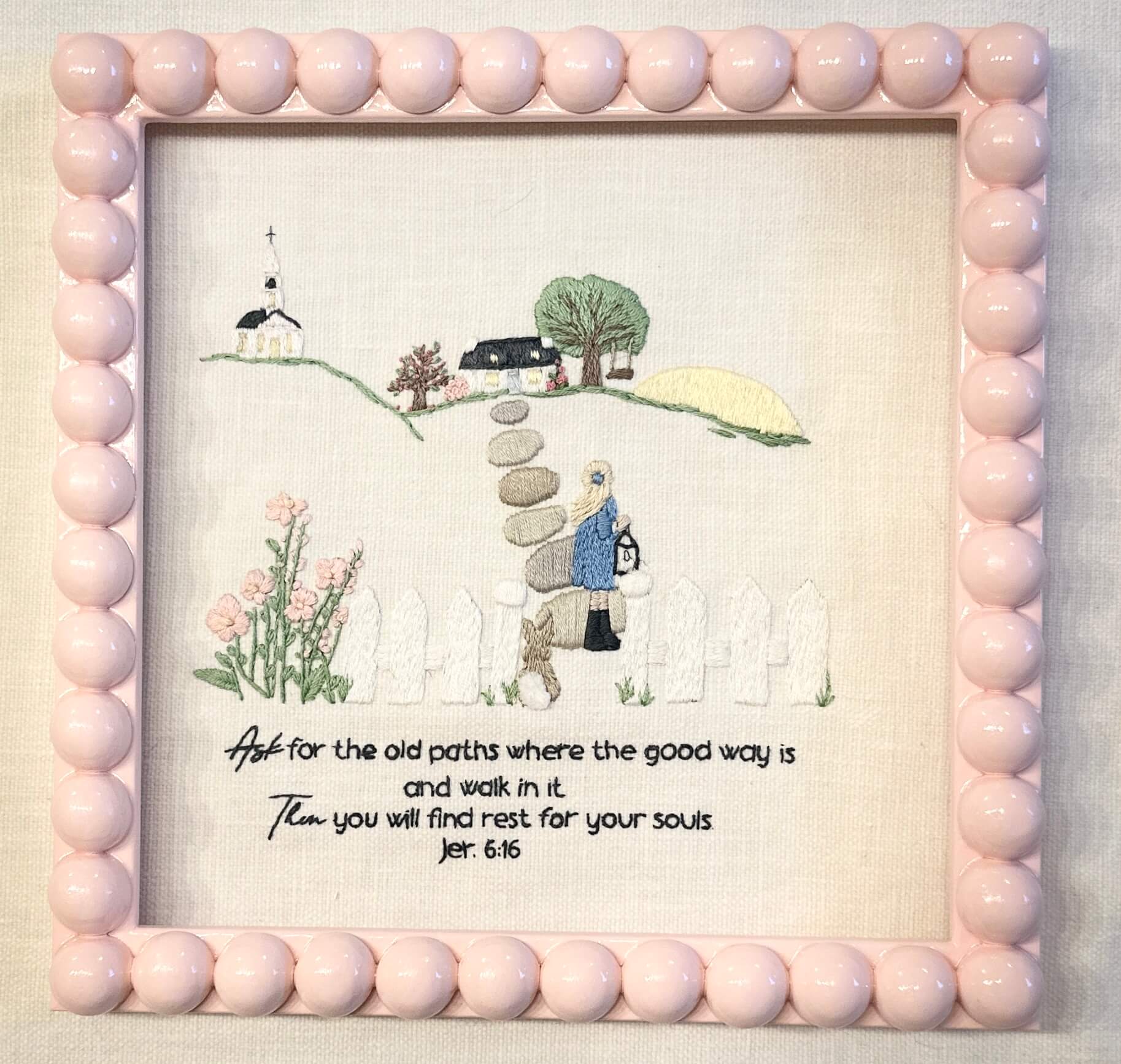 Ask For The Old Paths : Embroidery Kit - Image 3