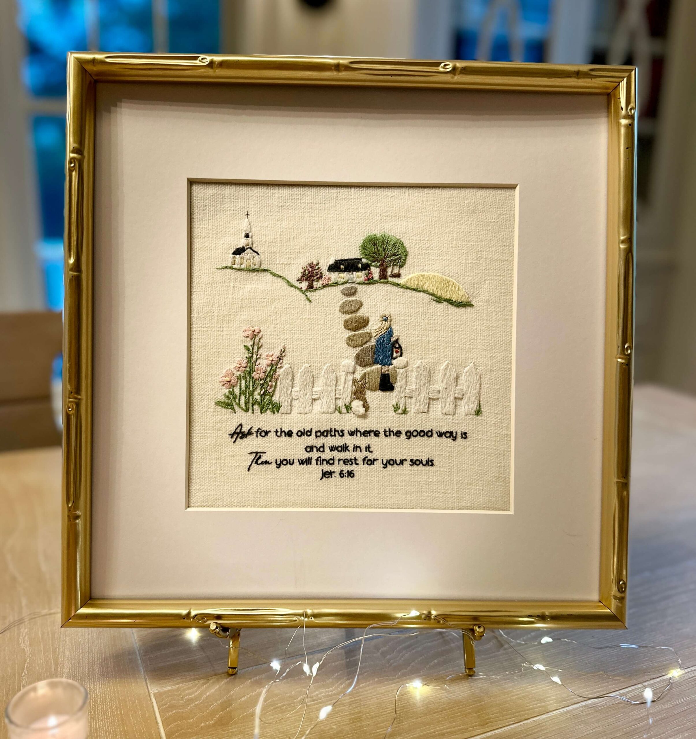 Ask For The Old Paths : Embroidery Kit - Image 5