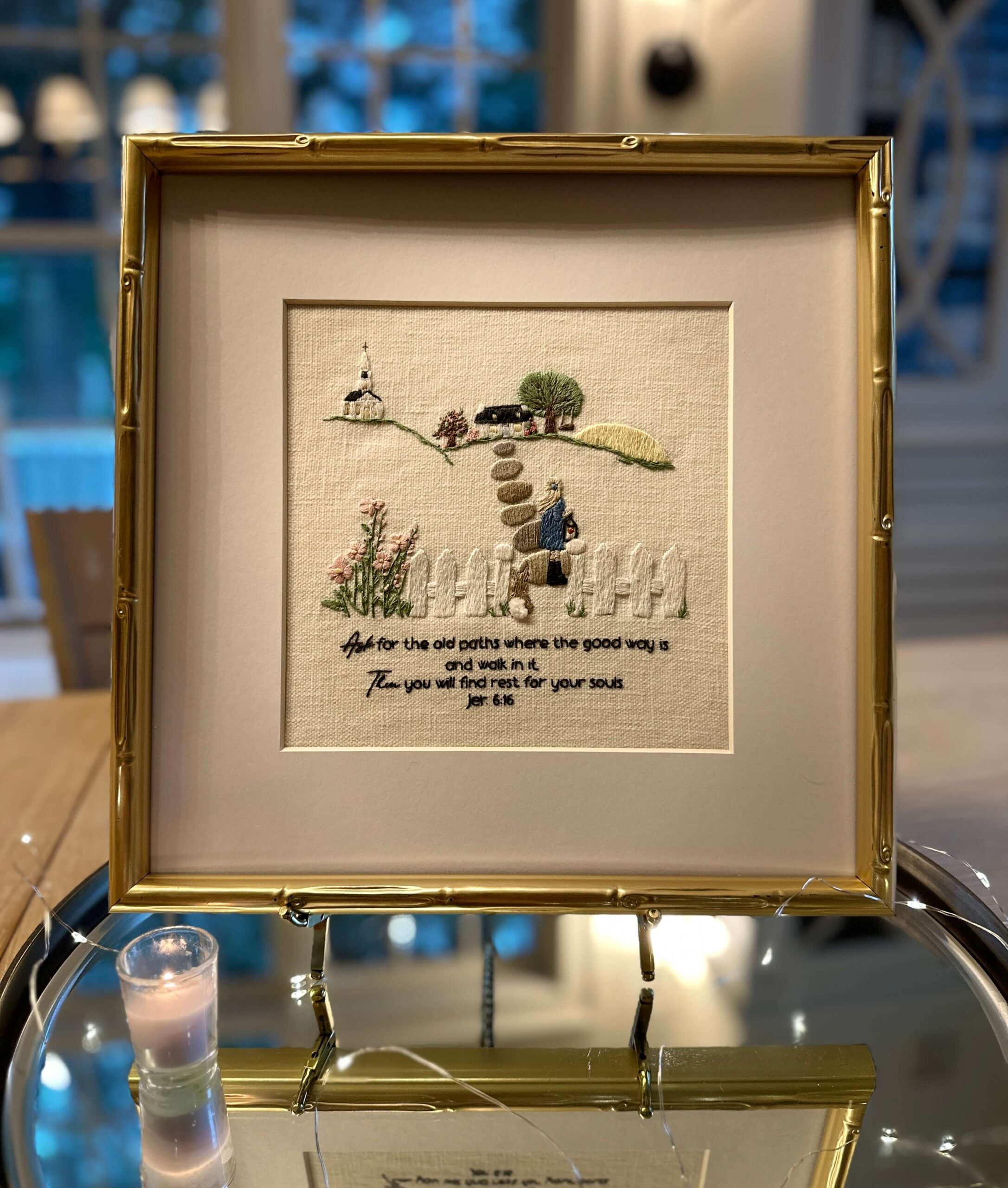 Ask For The Old Paths : Embroidery Kit - Image 4