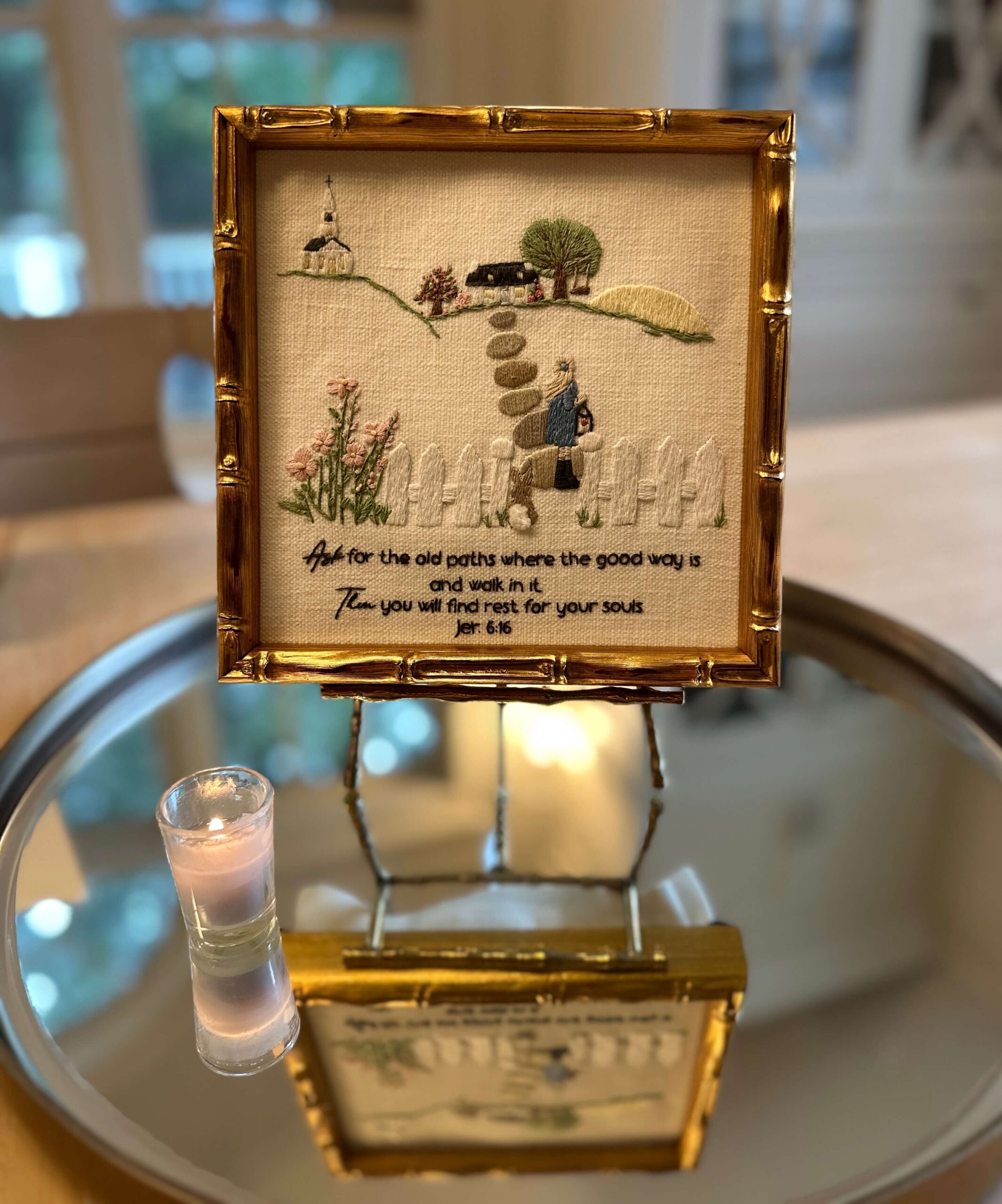 Ask For The Old Paths : Embroidery Kit - Image 2