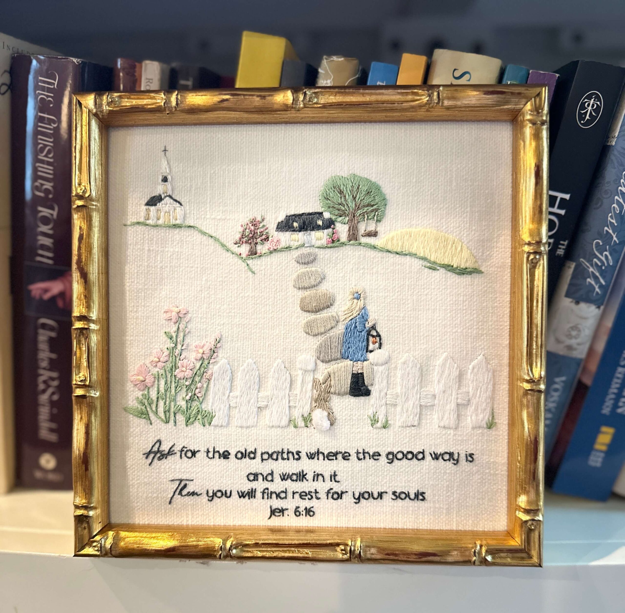 Ask For The Old Paths : Embroidery Kit
