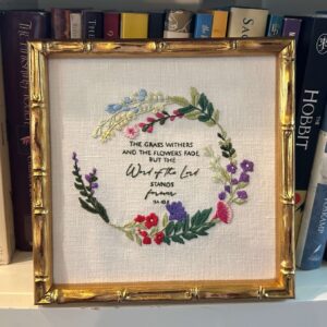 The Word Stands Forever Embroidery Kit
