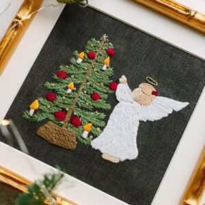 Christmas Angel Embroidery Kit