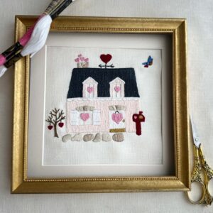 A Valentine's Cottage Embroidery Kit