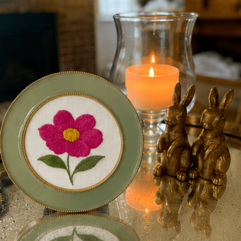 Beginner Embroidery Kit – Easy Spring Flower DIY (Copy) - Image 7