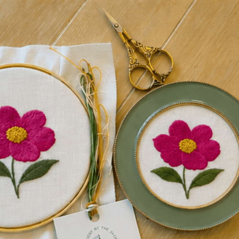 Beginner Embroidery Kit – Easy Spring Flower DIY (Copy) - Image 6