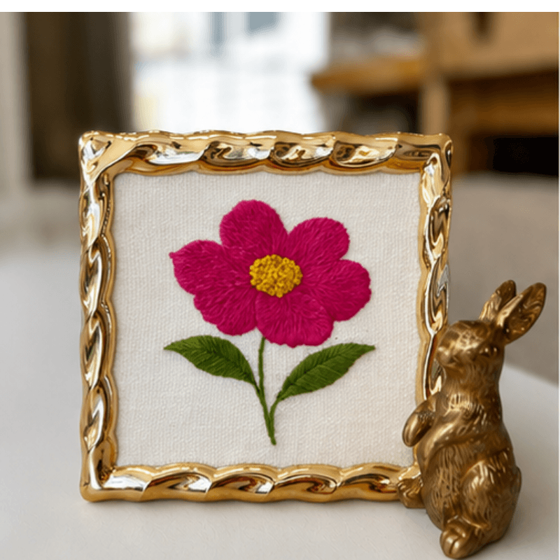Beginner Embroidery Kit – Easy Spring Flower DIY (Copy) - Image 5