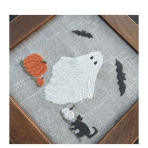 Halloween Ghost and Friends Fall Embroidery Kit