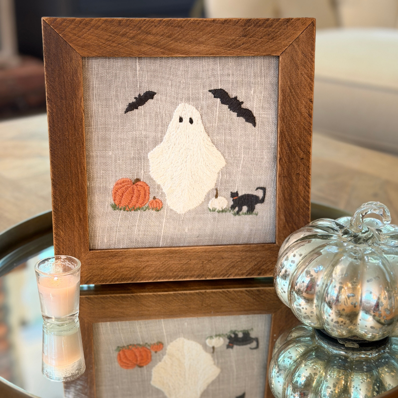Halloween Ghost and Friends Fall Embroidery Kit - Image 3