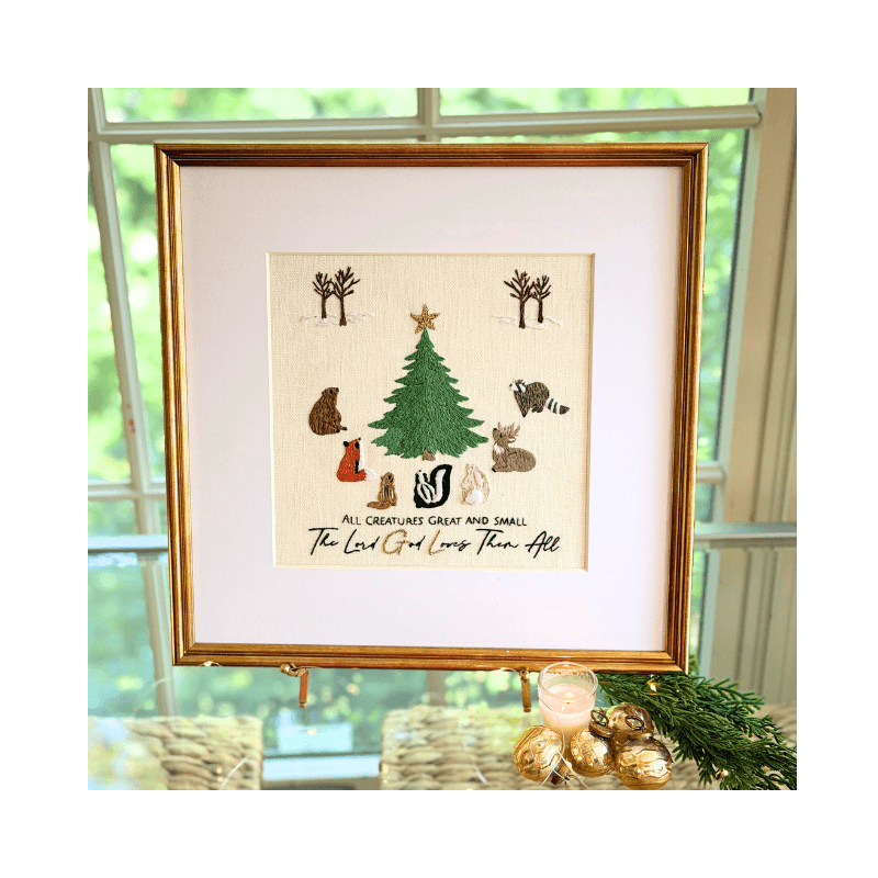 All Creatures Great and Small - Embroidery Kit - Image 4