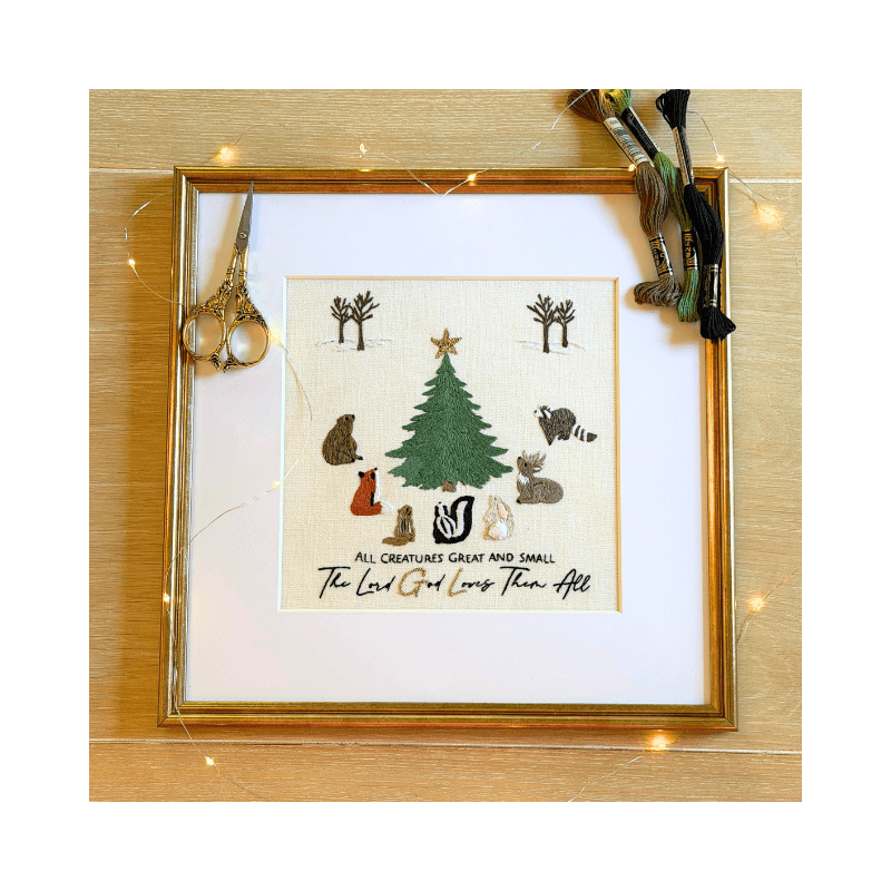 All Creatures Great and Small - Embroidery Kit - Image 3