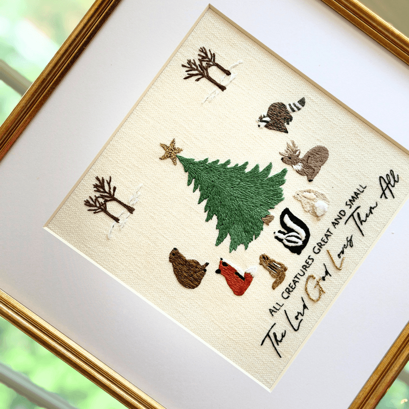 All Creatures Great and Small - Embroidery Kit - Image 2