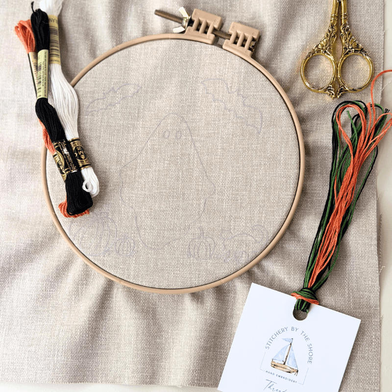 Halloween Ghost and Friends Fall Embroidery Kit - Image 9