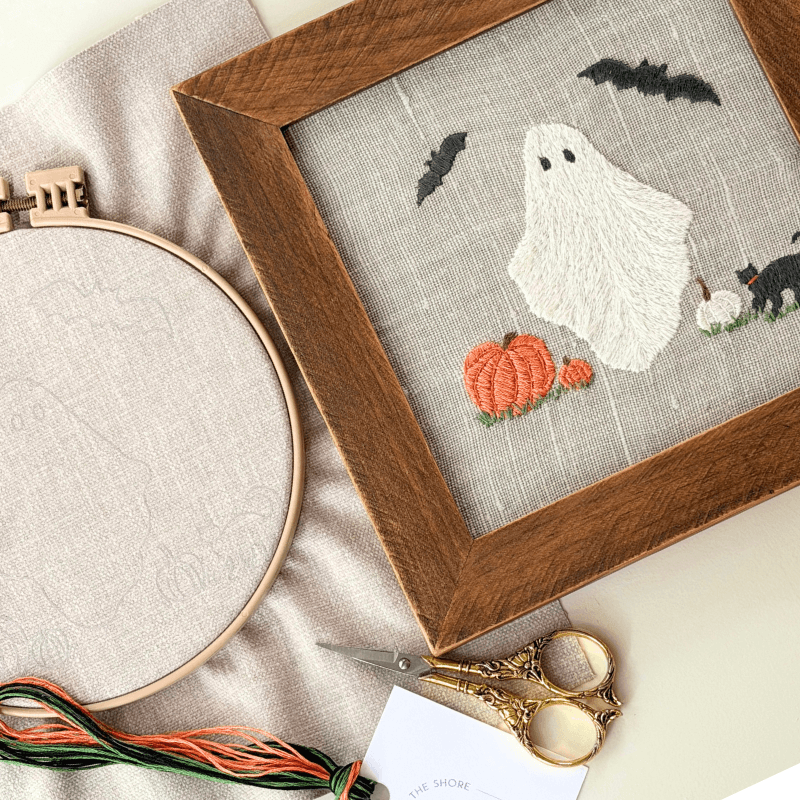 Halloween Ghost and Friends Fall Embroidery Kit - Image 12