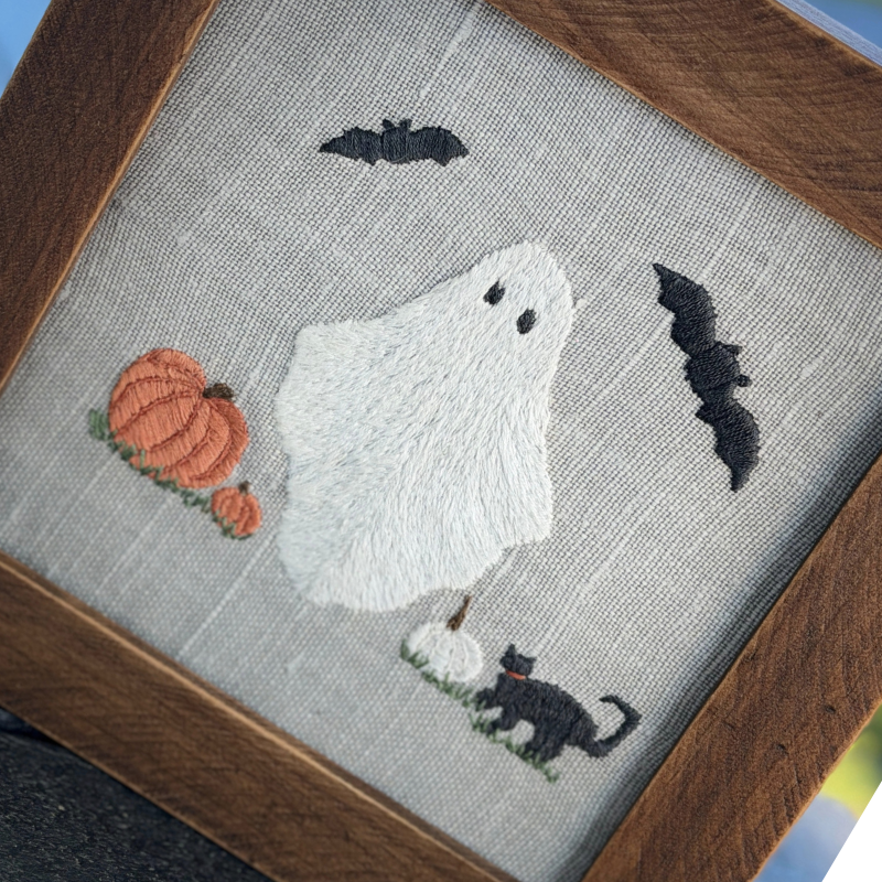 Halloween Ghost and Friends Fall Embroidery Kit - Image 10