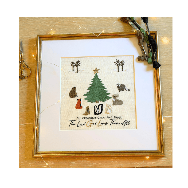 All Creatures Great and Small - Embroidery Kit - Image 9