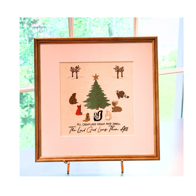 All Creatures Great and Small - Embroidery Kit - Image 8