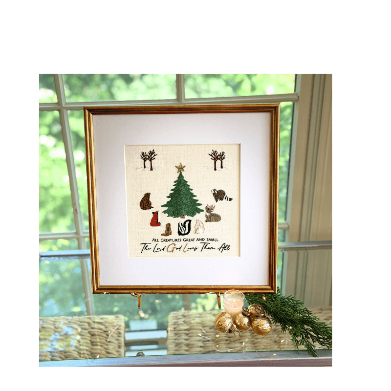 All Creatures Great and Small - Embroidery Kit - Image 6